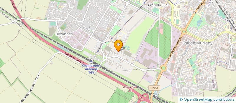 localisation de l'entreprise MADAME CLARA DEVILLE  BEZANNES