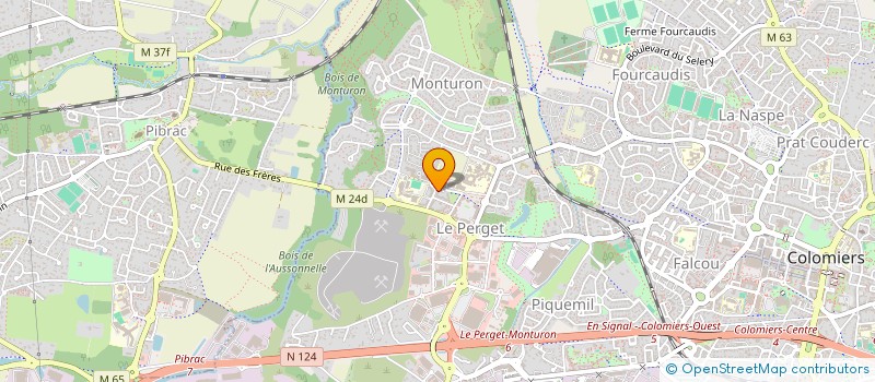 localisation de l'entreprise MADAME CLARA DIGET à COLOMIERS