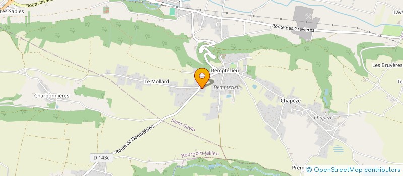 localisation de l'entreprise MADAME CLARA DIURNO  SAINT-SAVIN