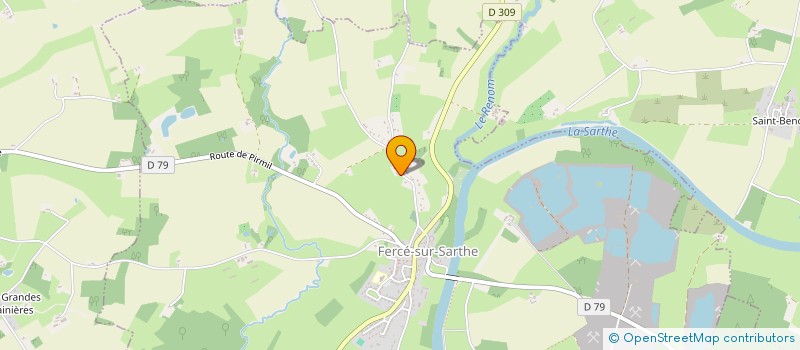 localisation de l'entreprise MADAME CLARA DOHIN  FERCE-SUR-SARTHE