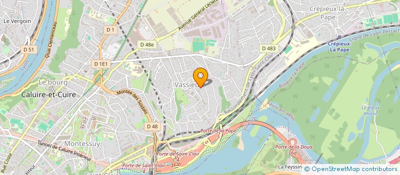 localisation de l'entreprise MADAME CLARA DONAINT à CALUIRE-ET-CUIRE