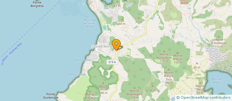 localisation de l'entreprise MADAME CLARA DOORYHEE  SAINTE-ANNE