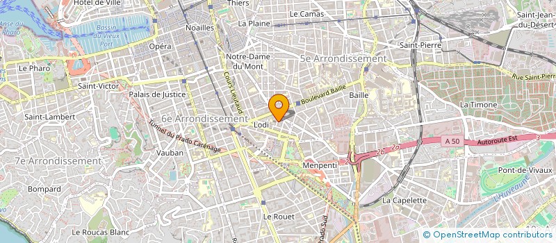localisation de l'entreprise MADAME CLARA DUEZ à MARSEILLE