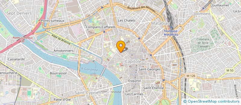 localisation de l'entreprise MADAME CLARA DUFFAUD à TOULOUSE