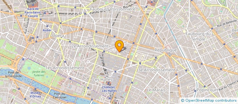 localisation de l'entreprise MADAME CLARA DUPONT  PARIS