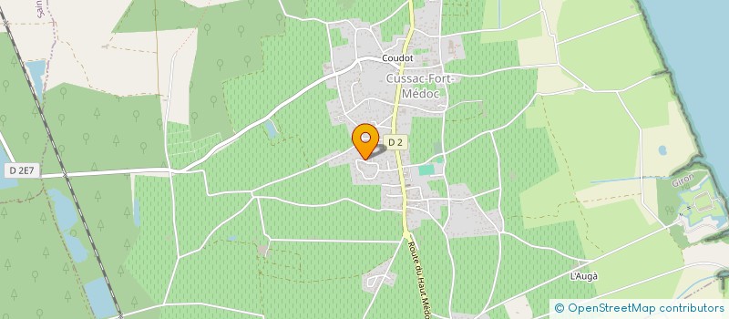 localisation de l'entreprise MADAME CLARA DUTOUYA à CUSSAC-FORT-MEDOC