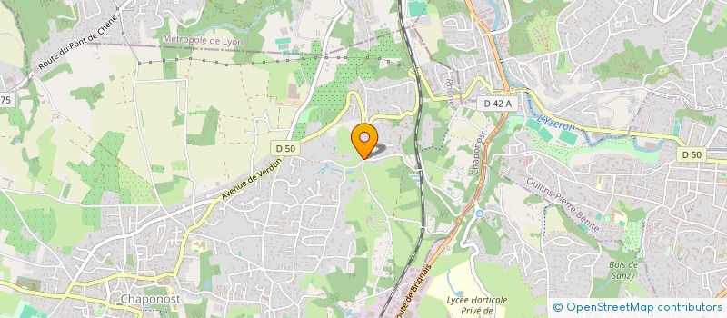 localisation de l'entreprise MADAME CLARA DUVERT  CHAPONOST