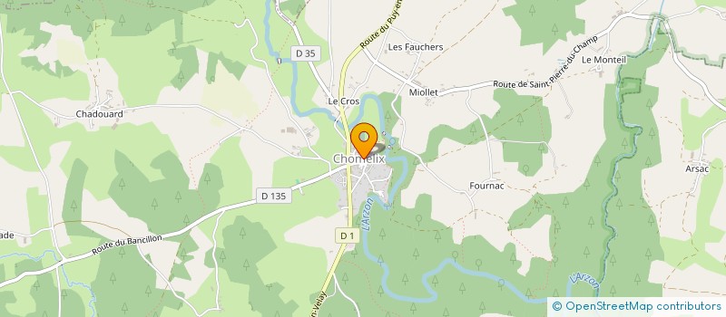 localisation de l'entreprise MADAME CLARA EBOLI  CHOMELIX