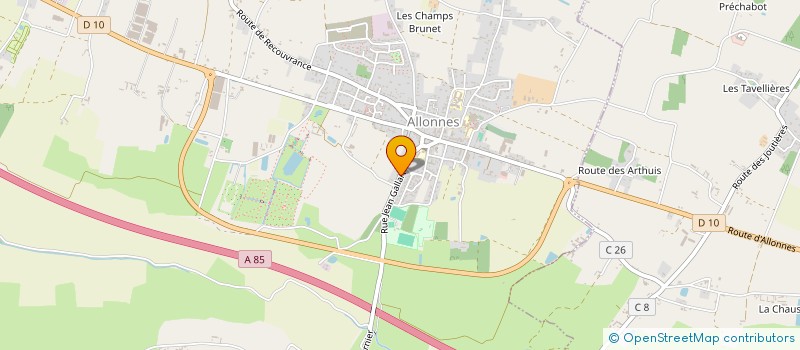 localisation de l'entreprise MADAME CLARA ESNAULT à ALLONNES