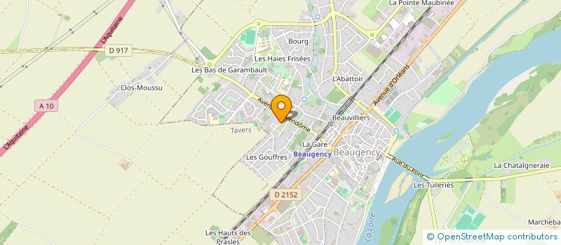 localisation de l'entreprise MADAME CLARA ESTAGER à BEAUGENCY