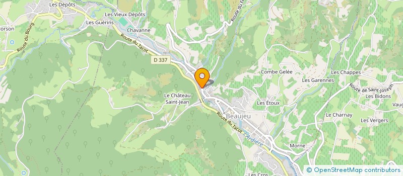 localisation de l'entreprise MADAME CLARA ETHIEVANT  BEAUJEU