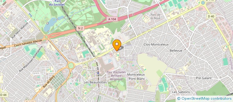 localisation de l'entreprise MADAME CLARA EXANTUS  VILLEPINTE
