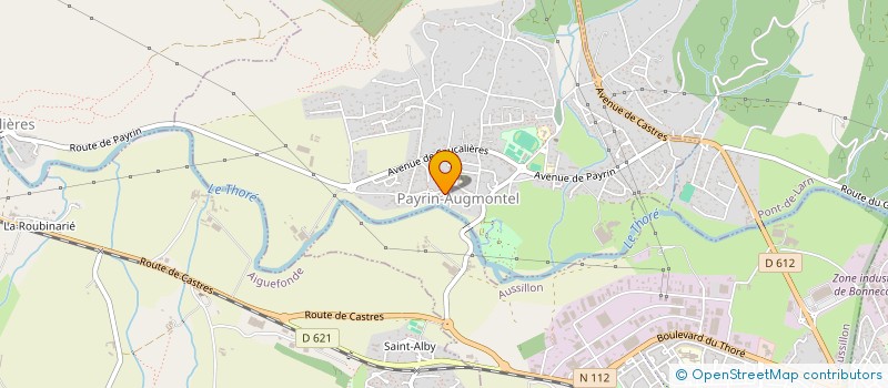 localisation de l'entreprise MADAME CLARA FANJEAUX  PAYRIN-AUGMONTEL