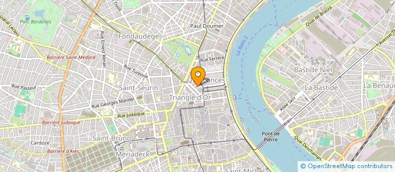 localisation de l'entreprise MADAME CLARA FAUQUIGNON  BORDEAUX