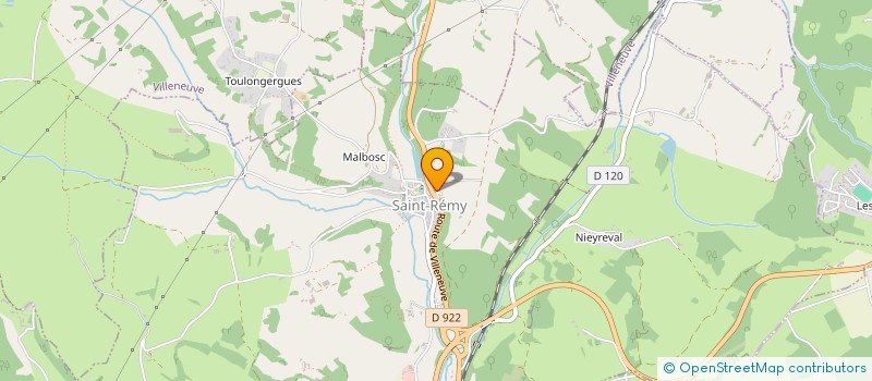 localisation de l'entreprise MADAME CLARA FAURY  SAINT-REMY