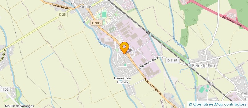 localisation de l'entreprise MADAME CLARA FAUTRE  GENLIS