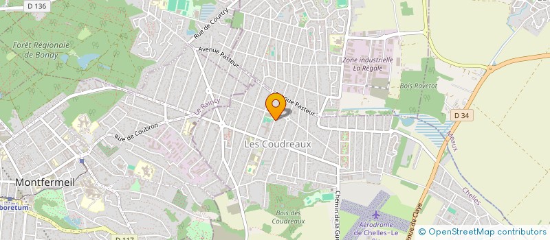 localisation de l'entreprise MADAME CLARA FERGANI  GAGNY