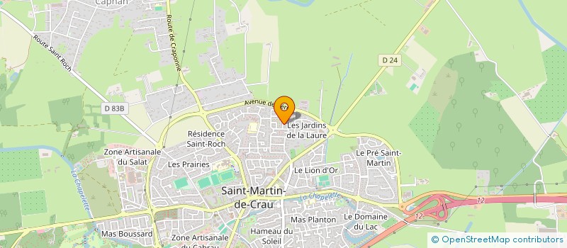 localisation de l'entreprise MADAME CLARA FERNANDES à SAINT-MARTIN-DE-CRAU