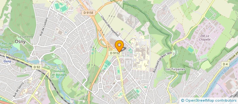 localisation de l'entreprise MADAME CLARA FERREIRA DOS SANTOS  PONTOISE