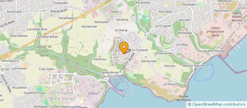 localisation de l'entreprise MADAME CLARA FICHAUT à BREST