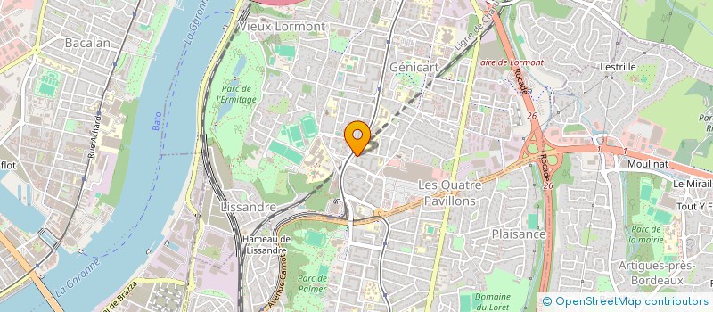 localisation de l'entreprise MADAME CLARA FORTIN  LORMONT