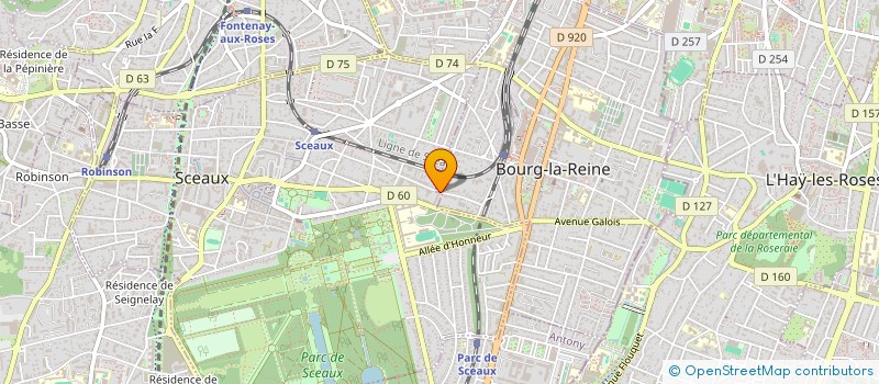 localisation de l'entreprise MADAME CLARA FOURNIE à BOURG-LA-REINE