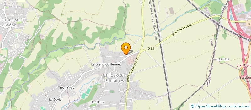 localisation de l'entreprise MADAME CLARA FRANCOIS  CAILLOUX-SUR-FONTAINES