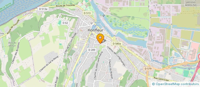 localisation de l'entreprise MADAME CLARA FUHRER  HONFLEUR