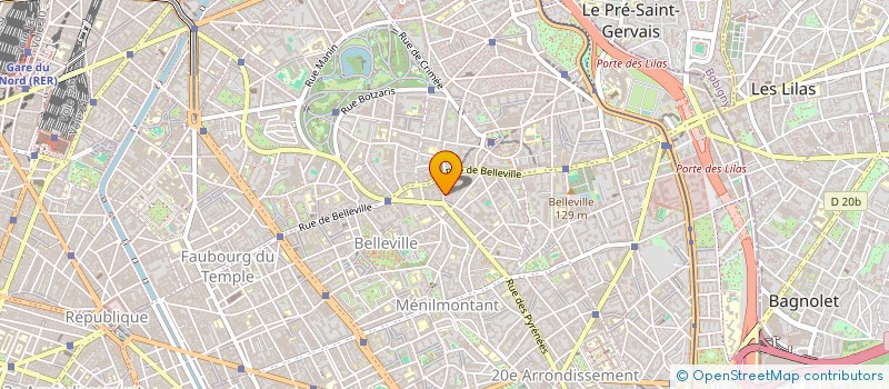 localisation de l'entreprise MADAME CLARA GABAY  PARIS