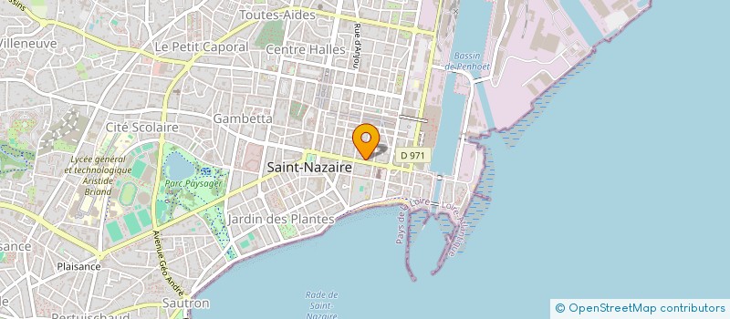 localisation de l'entreprise MADAME CLARA GALLIAN  SAINT-NAZAIRE