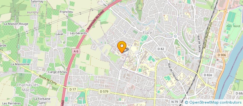 localisation de l'entreprise MADAME CLARA GALLON  CHARNAY-LES-MACON