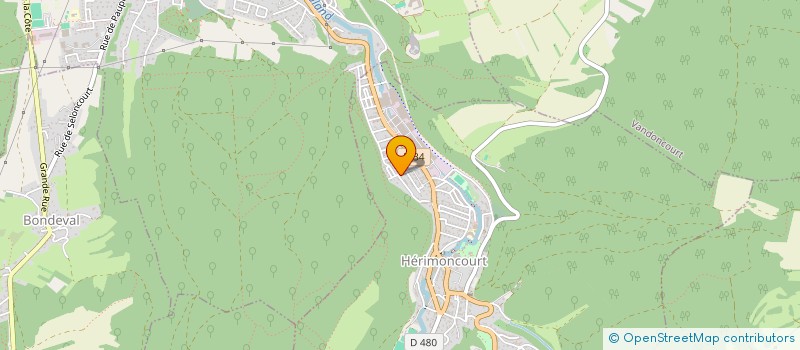 localisation de l'entreprise MADAME CLARA GARCIA  HERIMONCOURT