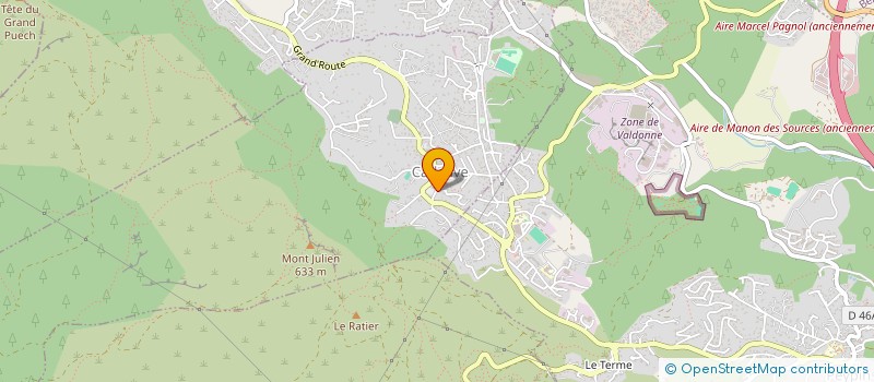 localisation de l'entreprise MADAME CLARA GARCIA  CADOLIVE