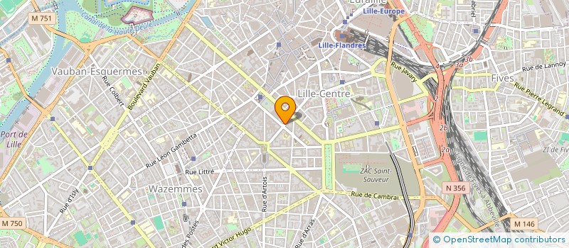 localisation de l'entreprise MADAME CLARA GARRET à LILLE