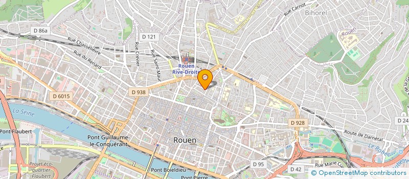 localisation de l'entreprise MADAME CLARA GERMAIN  ROUEN