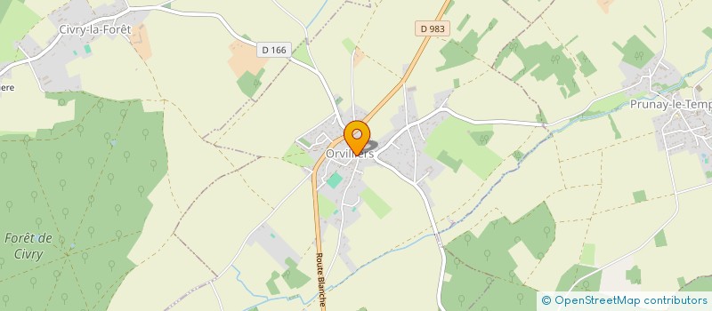 localisation de l'entreprise MADAME CLARA GESBERT  ORVILLIERS