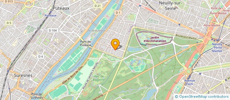 localisation de l'entreprise MADAME CLARA GIACOMINI  PARIS