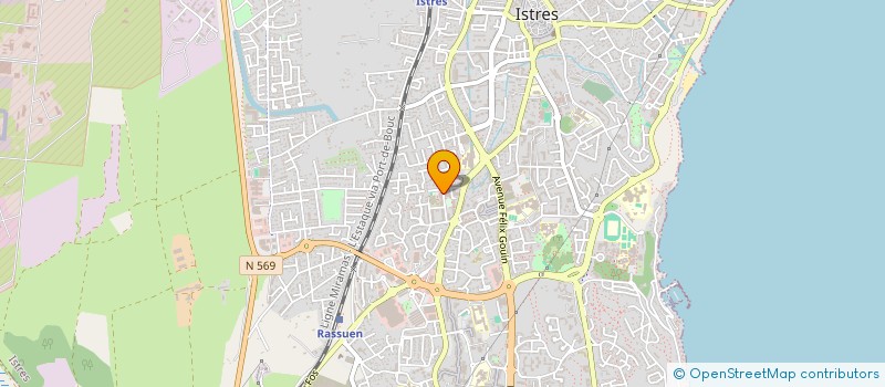 localisation de l'entreprise MADAME CLARA GIBESI  ISTRES