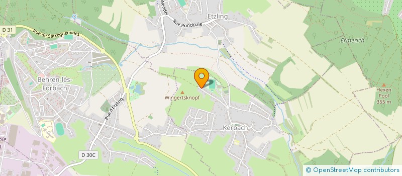 localisation de l'entreprise MADAME CLARA GILLE  KERBACH