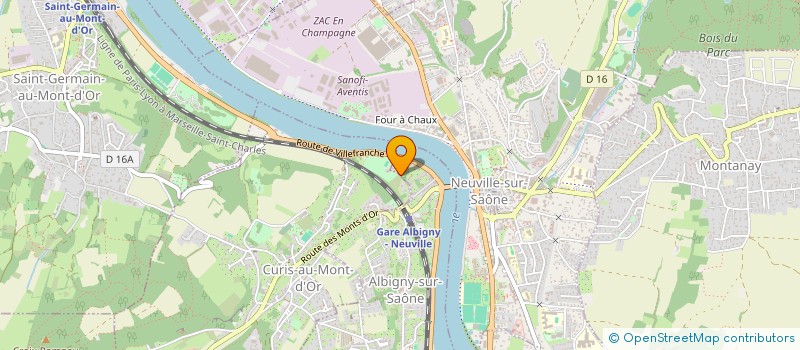 localisation de l'entreprise MADAME CLARA GIOUSE  CURIS-AU-MONT-D'OR