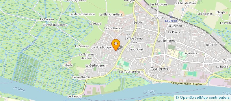 localisation de l'entreprise MADAME CLARA GIRAULT à COUERON