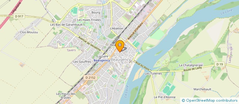 localisation de l'entreprise MADAME CLARA GODIN à BEAUGENCY