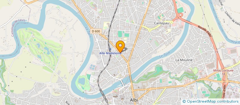 localisation de l'entreprise MADAME CLARA GOMES à ALBI