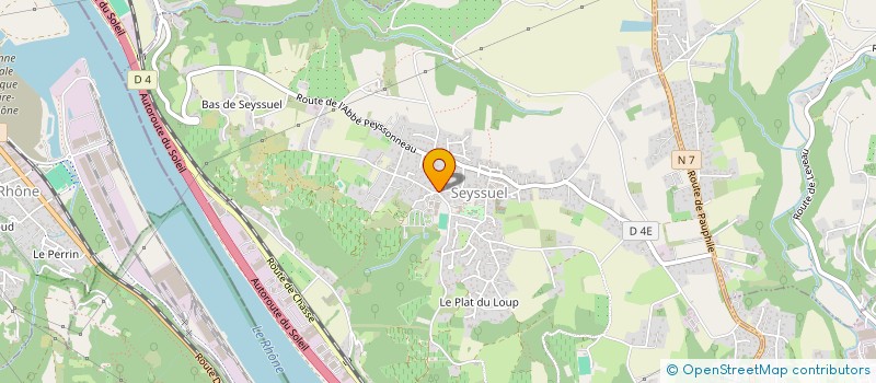 localisation de l'entreprise MADAME CLARA GONZALEZ  SEYSSUEL