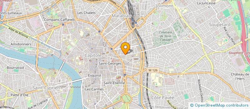 localisation de l'entreprise MADAME CLARA GORMAND  TOULOUSE