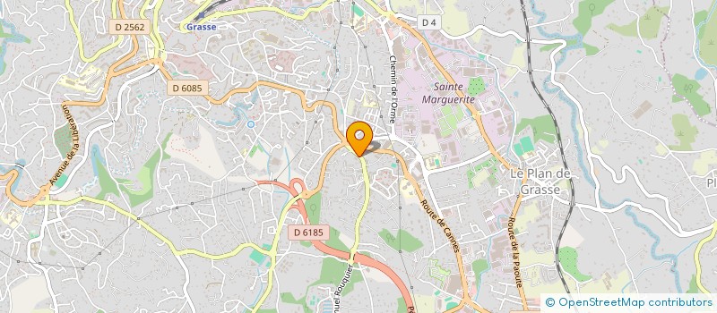 localisation de l'entreprise MADAME CLARA GRAND à GRASSE
