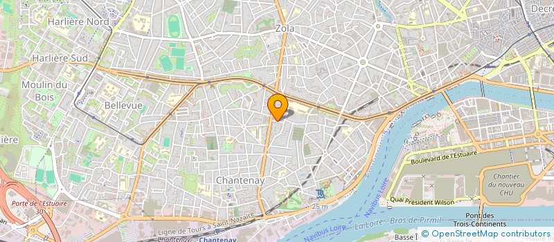 localisation de l'entreprise MADAME CLARA GRENIER à NANTES