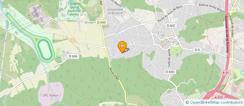 localisation de l'entreprise MADAME CLARA GRISOLLE  CABRIES