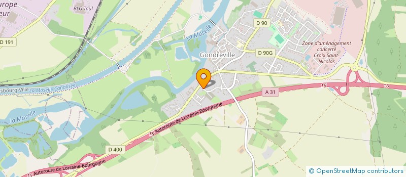 localisation de l'entreprise MADAME CLARA GUEGANO  GONDREVILLE