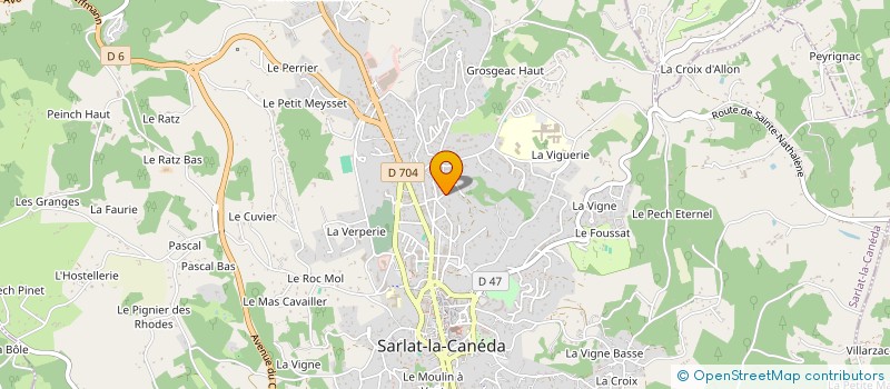 localisation de l'entreprise MADAME CLARA GUIBERT  SARLAT-LA-CANEDA